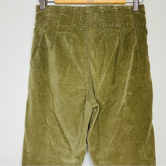 Free people we the free Jayde Cord Flare Jeans-Fir Green size 27 - Picture 4 of 6